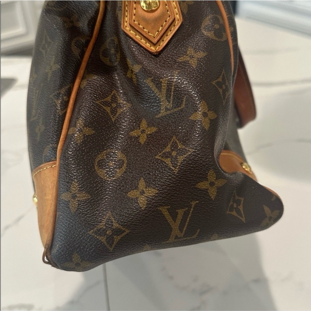 Louis Vuitton Brown and Tan Monogram Duffel Bag - Picture 4 of 12